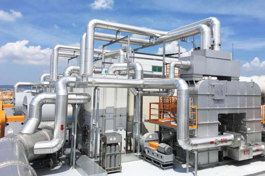 Butterfly dampers SB40 were supplied for the Thermal Power Plant in Kuznetsk